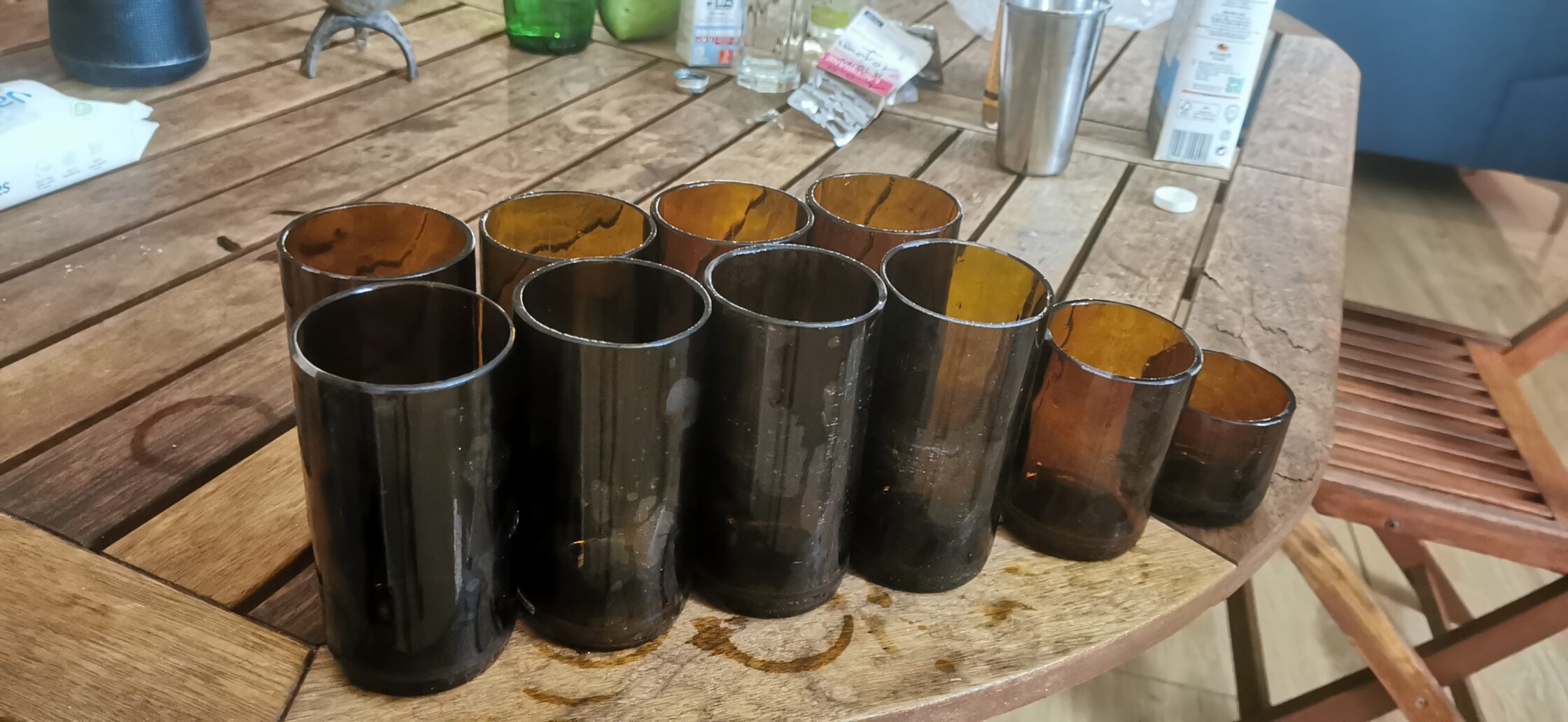 Découper des bouteilles en verre